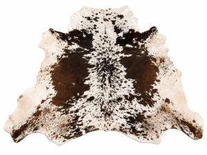 Modlux Tricolor Cowhide Rug, 100% Australian Cowhide Fur Skin Carpet, Genuine Leather Area Rugs